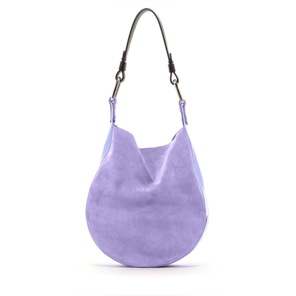 Graf Lantz Bixel Nubuck Leather Suede Raindrop Shoulder Bag